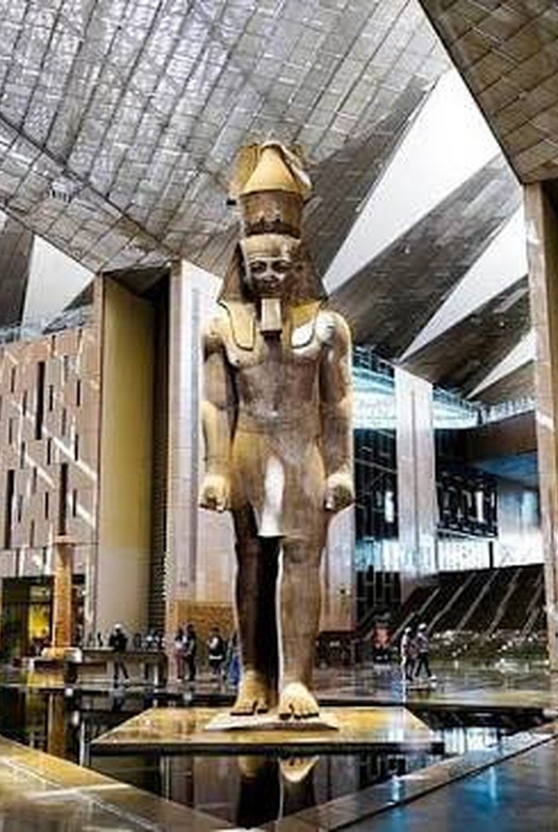 Grand Egyptian Museum visit during a private Cairo tour from El Alamein