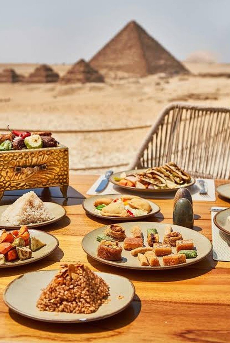 Lunch at a local restaurant during a private Cairo tour from El Alamein